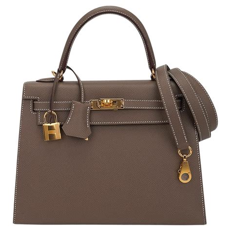 hermes kelly sellier 25 epsom gris|hermes kelly 25 second hand.